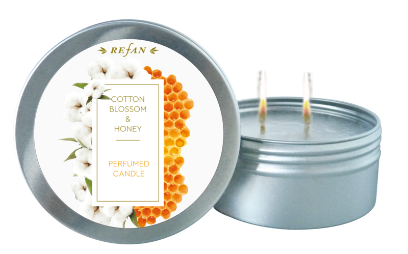 Cotton Blossom&Honey perfumed candle