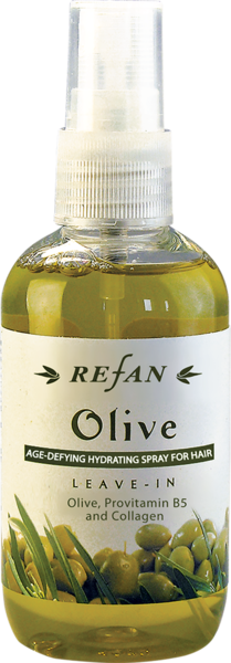 Хидратиращ спрей за коса против стареене Olive - Refan