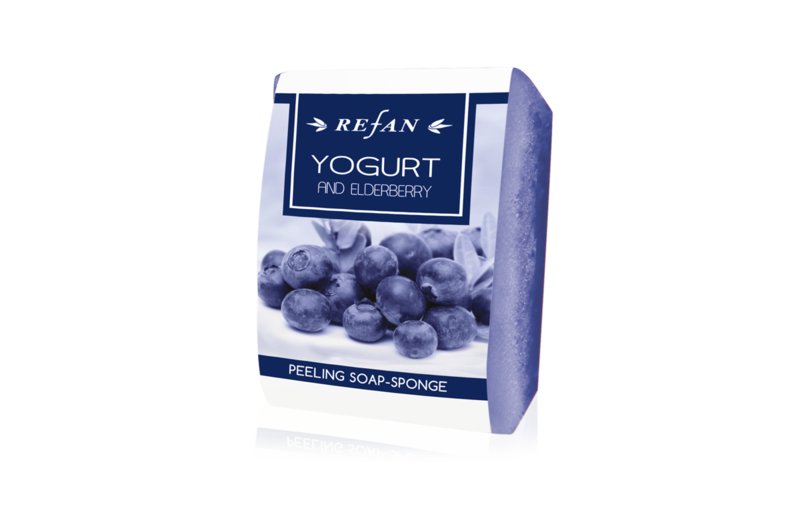 Пилинг сапун-гъба Yogurt and Еlderberry