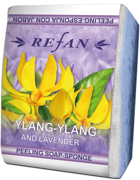 Пилинг сапун-гъба Lavender and Ylang Ylang