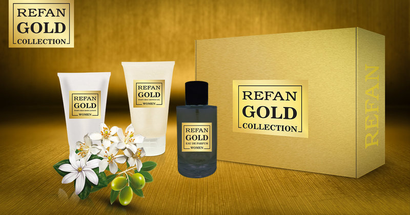 Дамски парфюмен комплект Refan Gold 192