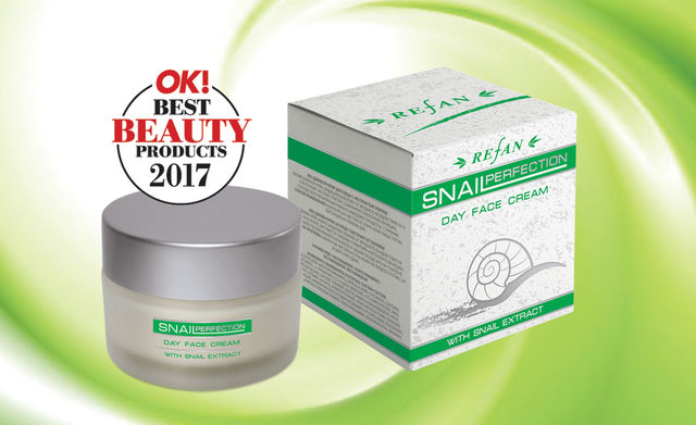 Дневен крем за лице Snail Perfection на REFAN – отличник по красота в класацията Best Beauty Products 2017 на списание ОК!