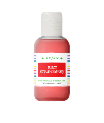 шампоан душ-гел Juicy Strawberry - 50 мл