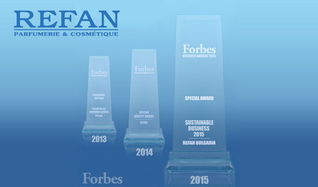 „Рефан България“ с награда за устойчив бизнес от Forbes Business Awards 2015