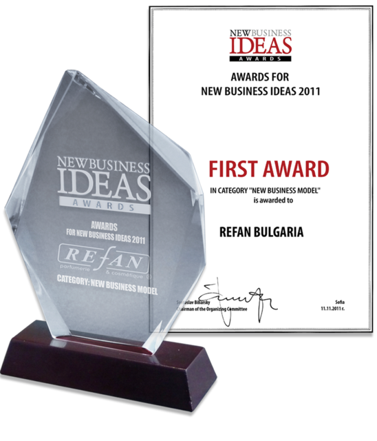 Refan: First award for „New business model" 2011