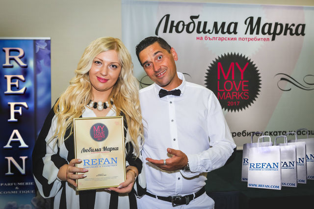 REFAN с три първи места в класацията Любима марка на българския потребител