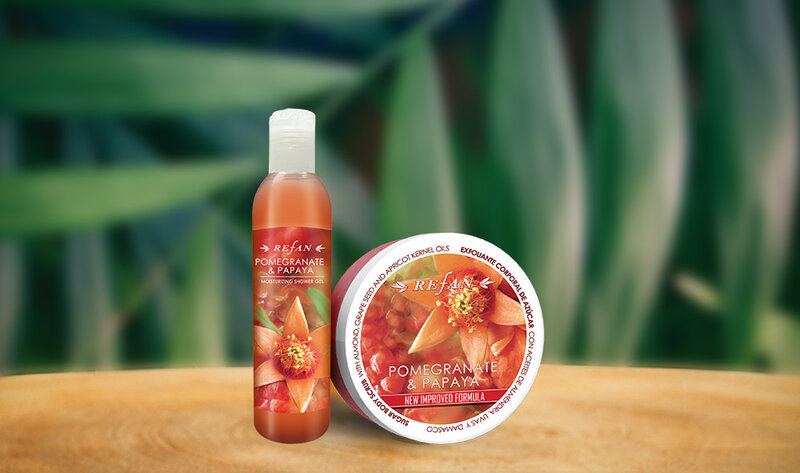 Комплект Pomegranate & Papaya