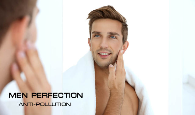 Само за мъже – специална козметика защитава кожата  от замърсения въздух и цигарения дим