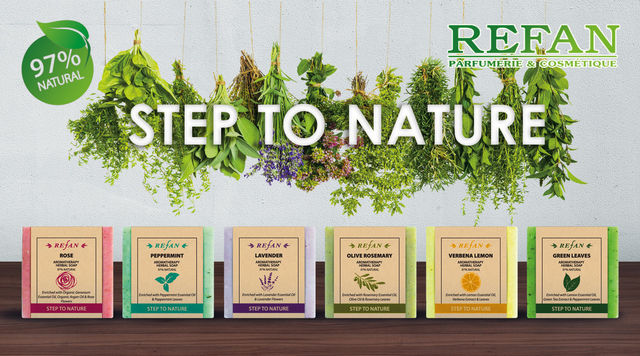 Здраве от природата с колекцията билкови сапуни STEP TO NATURE на REFAN