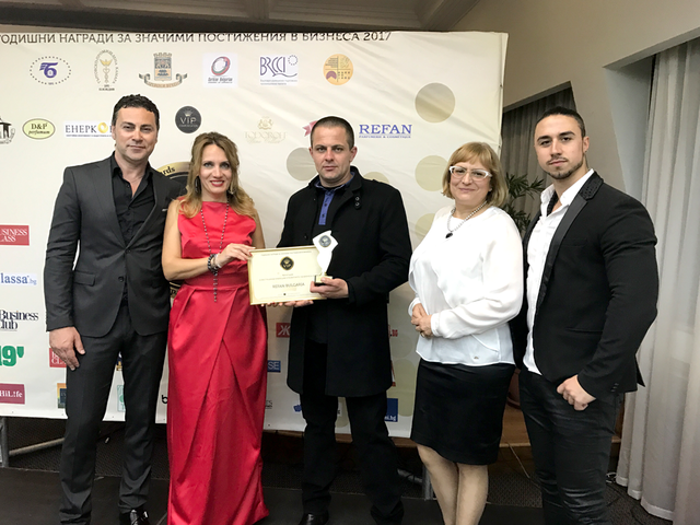 Лидерът в козметиката REFAN с престижно отличие от VIP Business Awards 2017