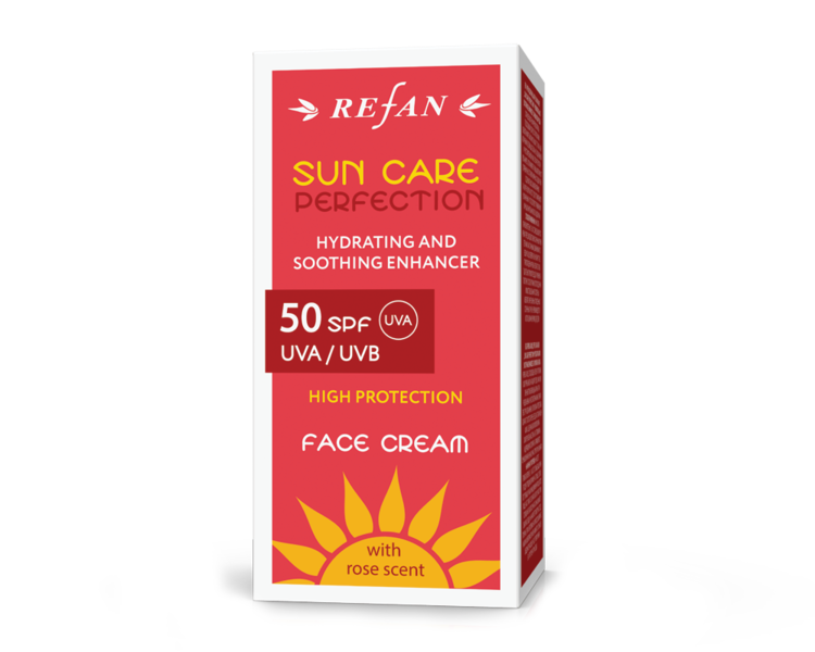 Крем за лице  SPF 50 UVA/ UVB  ”SUN CARE PERFECTION” с аромат на роза