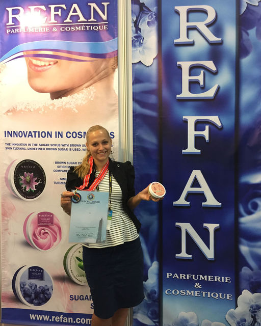 Захарен ексфолиант на REFAN с международна награда за иновации