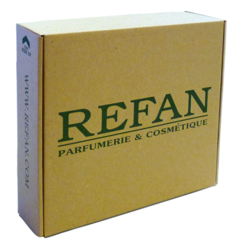 Картонена кутия за подаръци с лого REFAN