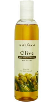 Гел за душ и баня с екстракт от маслина и маслиново масло Olive - Refan