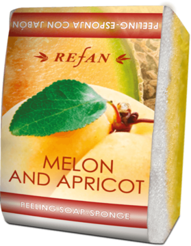 Пилинг сапун-гъба Melon and Apricot