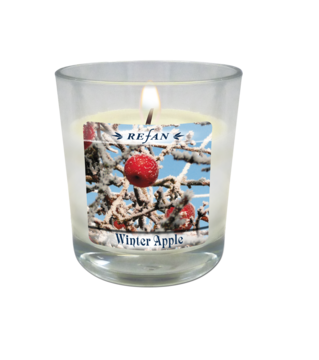 Парфюмна натурална соева cвещ "Winter Apple"