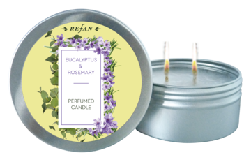 Eucalyptus&Rosemary perfumed candle