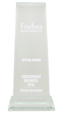 Forbes business awards 2015 "Sustainable bussiness" 