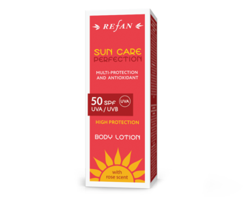 Лосион за тяло SPF 50 UVА/UVВ  ”SUN CARE PERFECTION” - с аромат на роза