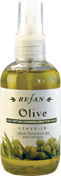 Хидратиращ спрей за коса против стареене Olive - Refan