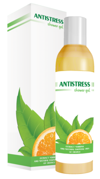 Душ-гел Антистрес с екстракт от върбинка и етерично масло от портокал