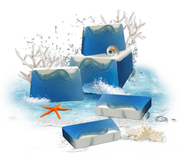 Сапуни Ръчно изработени глицеринови сапуни Море