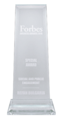 Forbes Business Awards 2016   "Social and public engagement" 