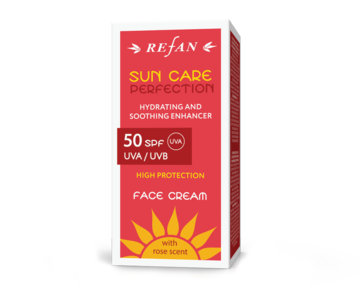 Крем за лице  SPF 50 UVA/ UVB  ”SUN CARE PERFECTION” с аромат на роза