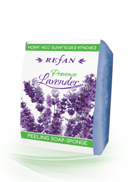 Пилинг сапун-гъба PROVENCE LAVENDER REFAN